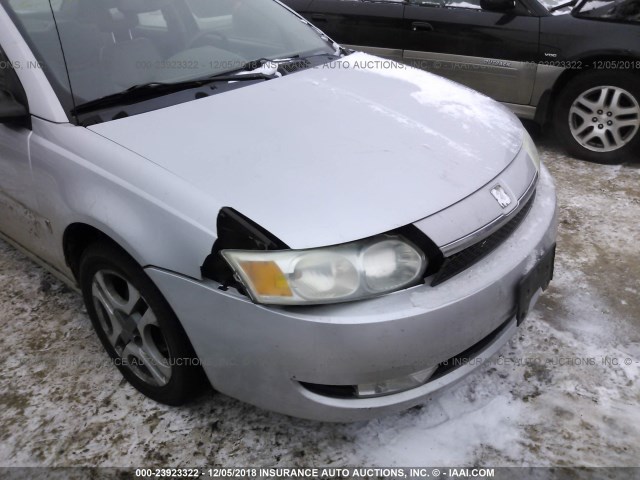 1G8AL52F54Z107552 - 2004 SATURN ION LEVEL 3 SILVER photo 6