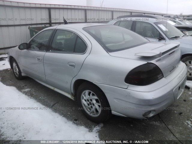 1G2NF52E44M589566 - 2004 PONTIAC GRAND AM SE1 SILVER photo 3