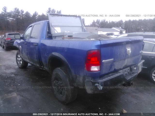 3C6UR5DJ5GG113009 - 2016 RAM 2500 SLT BLUE photo 3