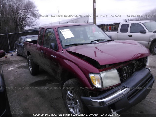 4TAWM72N3XZ528262 - 1999 TOYOTA TACOMA XTRACAB RED photo 1