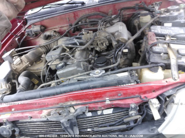 4TAWM72N3XZ528262 - 1999 TOYOTA TACOMA XTRACAB RED photo 10