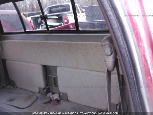 4TAWM72N3XZ528262 - 1999 TOYOTA TACOMA XTRACAB RED photo 8