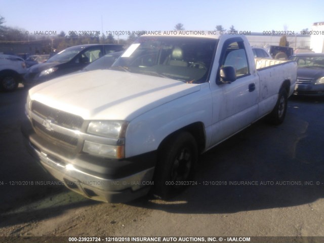 1GCEC14X63Z309689 - 2003 CHEVROLET SILVERADO C1500 WHITE photo 2