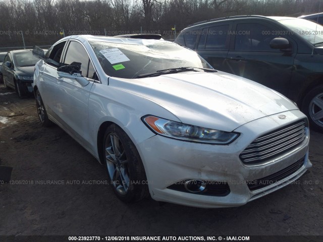 3FA6P0K92GR267416 - 2016 FORD FUSION TITANIUM WHITE photo 1