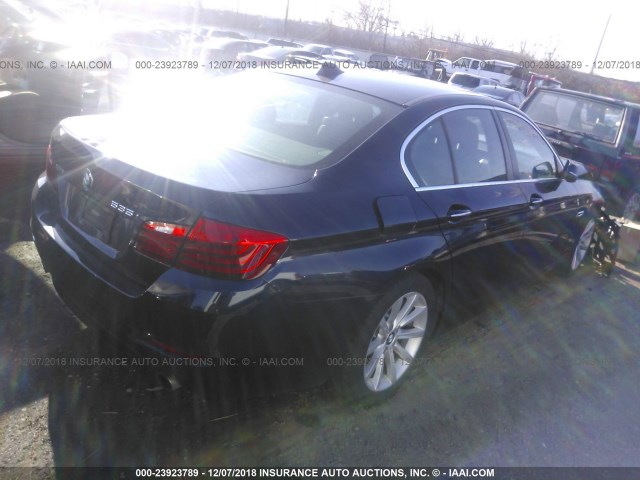 WBA5B3C50ED534833 - 2014 BMW 535 XI Dark Blue photo 4