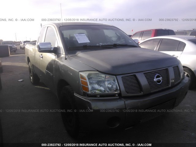 1N6BA06A87N217876 - 2007 NISSAN TITAN XE/SE/LE GRAY photo 1