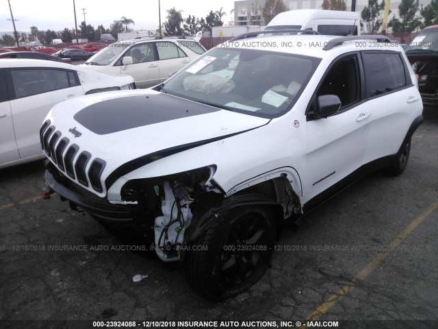 1C4PJMBXXJD512811 - 2018 JEEP CHEROKEE TRAILHAWK 白色 照片 2