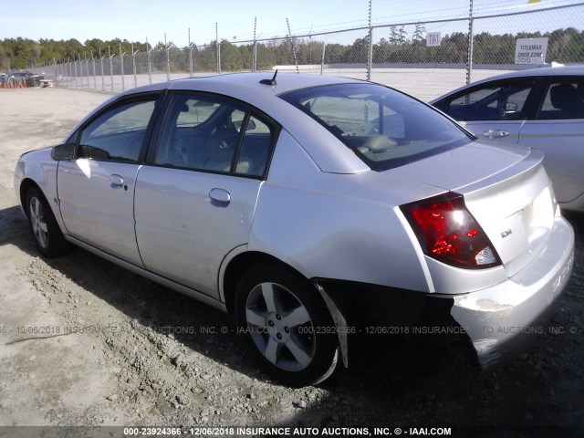 1G8AL58F87Z131503 - 2007 SATURN ION LEVEL 3 SILVER photo 3