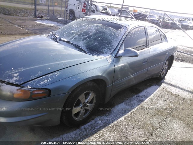 1G2HY52K334158700 - 2003 PONTIAC BONNEVILLE SLE BLUE photo 2