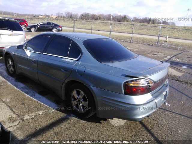 1G2HY52K334158700 - 2003 PONTIAC BONNEVILLE SLE BLUE photo 3