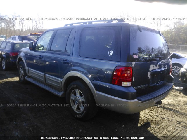 1FMFU18596LA73973 - 2006 FORD EXPEDITION EDDIE BAUER BLUE photo 3