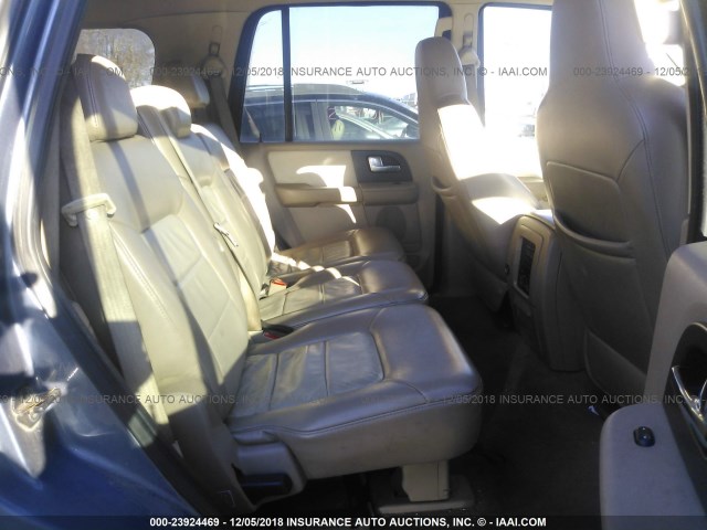 1FMFU18596LA73973 - 2006 FORD EXPEDITION EDDIE BAUER BLUE photo 8