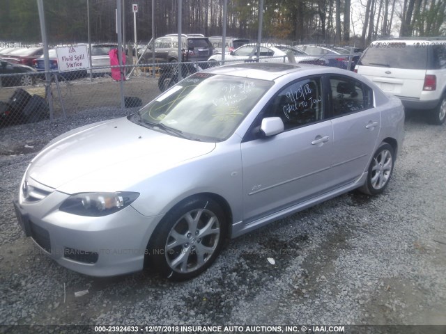 JM1BK323171654005 - 2007 MAZDA 3 S SILVER photo 2