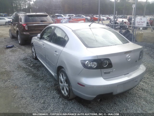 JM1BK323171654005 - 2007 MAZDA 3 S SILVER photo 3