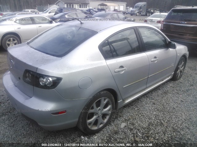 JM1BK323171654005 - 2007 MAZDA 3 S SILVER photo 4