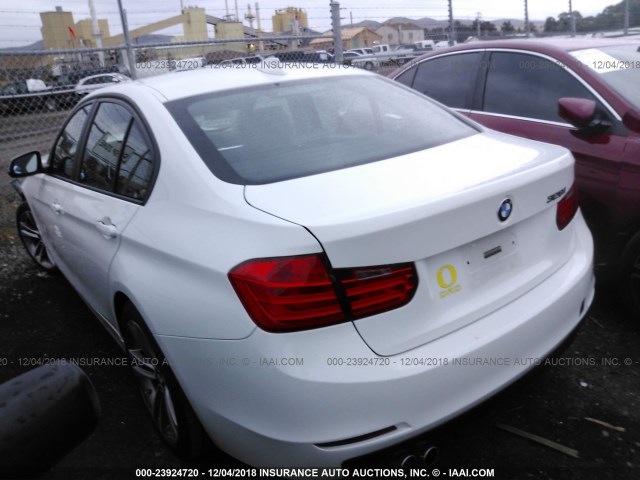 WBA3C1G51ENR50015 - 2014 BMW 328 I SULEV WHITE photo 3