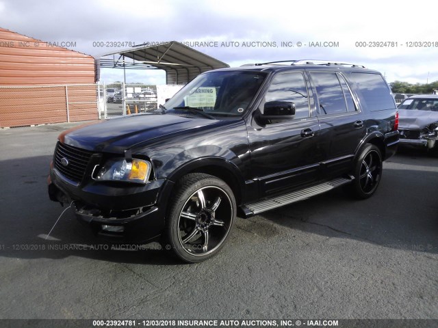 1FMFU19556LA99694 - 2006 FORD EXPEDITION LIMITED BLACK photo 2