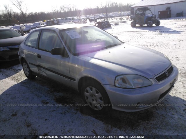 2HGEJ6347YH110105 - 2000 HONDA CIVIC DX SILVER photo 1