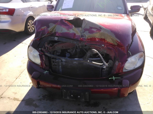 3GNCA23B69S575820 - 2009 CHEVROLET HHR LT MAROON photo 6