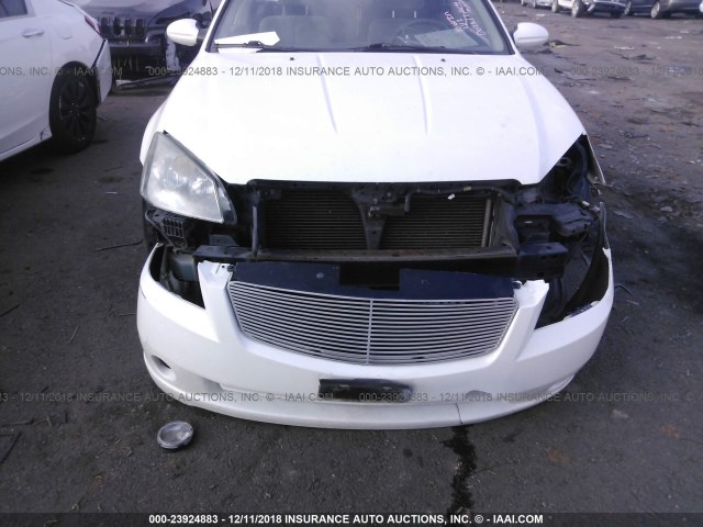 1N4AL11E35C200765 - 2005 NISSAN ALTIMA S/SL WHITE photo 6