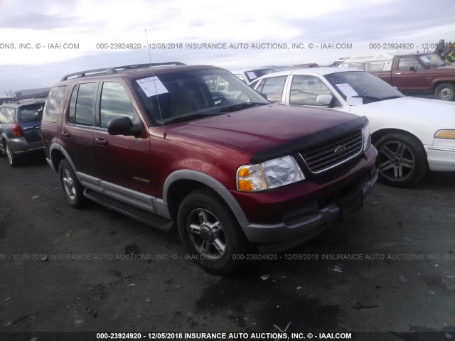 1FMDU63WX2ZB62155 - 2002 FORD EXPLORER XLT RED photo 1