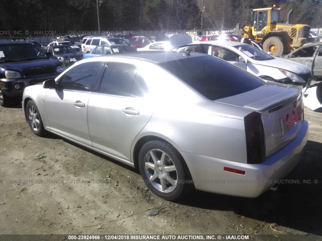 1G6DW677550201344 - 2005 CADILLAC STS SILVER photo 3