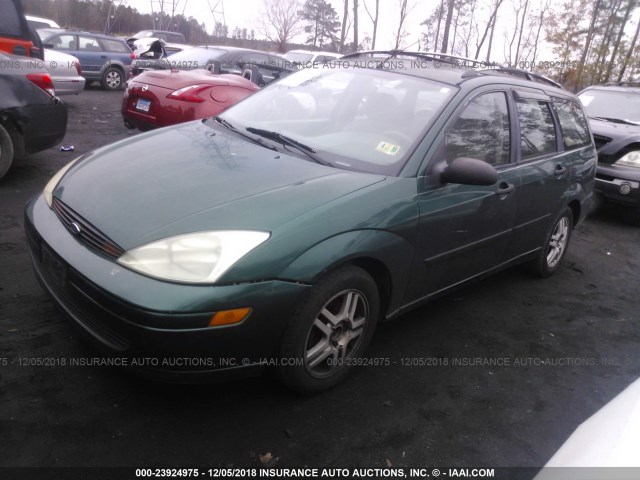 1FAFP36341W120087 - 2001 FORD FOCUS SE/SE COMFORT GREEN photo 2