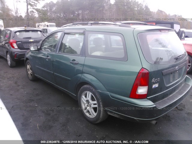 1FAFP36341W120087 - 2001 FORD FOCUS SE/SE COMFORT GREEN photo 3