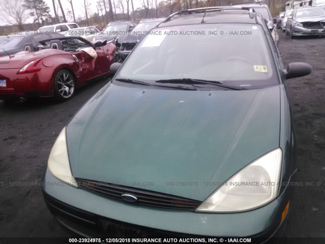 1FAFP36341W120087 - 2001 FORD FOCUS SE/SE COMFORT GREEN photo 6