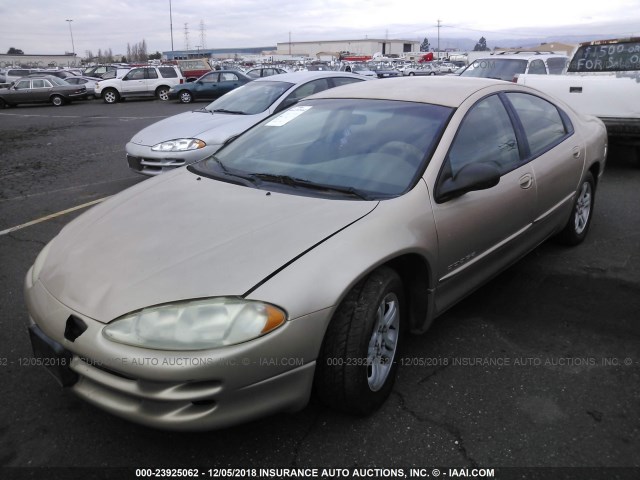 2B3HD46R01H670053 - 2001 DODGE INTREPID SE GOLD photo 2