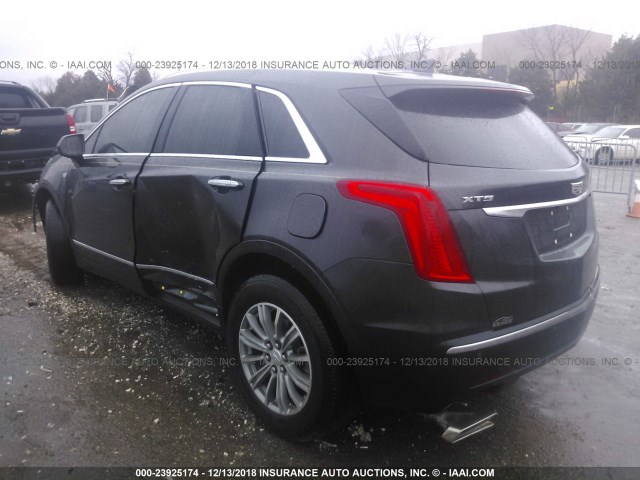 1GYKNBRS7HZ140154 - 2017 CADILLAC XT5 LUXURY BLACK photo 3