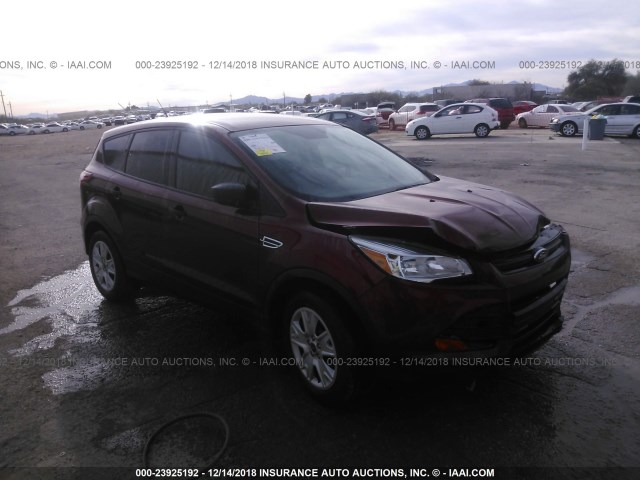 1FMCU0F72GUA68255 - 2016 FORD ESCAPE S RED photo 1