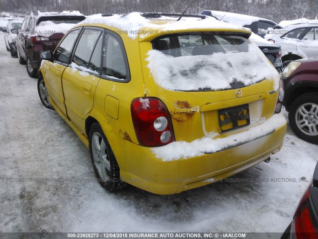 JM1BJ245431117599 - 2003 MAZDA PROTEGE PR5 YELLOW photo 3