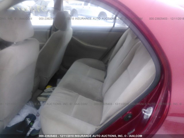 2T1BR32E86C645602 - 2006 TOYOTA COROLLA CE/LE/S RED photo 8