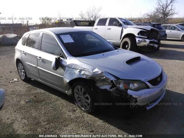 JF1GH74678G812743 - 2008 SUBARU IMPREZA WRX SILVER photo 1