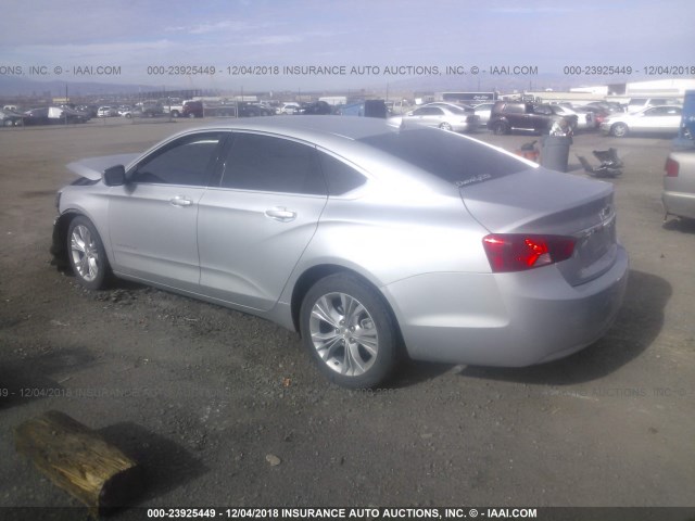 2G1125S39E9189109 - 2014 CHEVROLET IMPALA LT 银色 照片 3