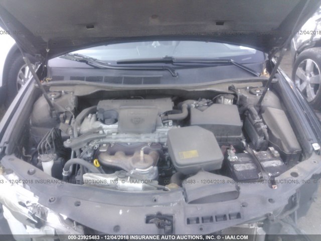 4T1BF1FK9CU103755 - 2012 TOYOTA CAMRY SE/LE/XLE 黑色 照片 10
