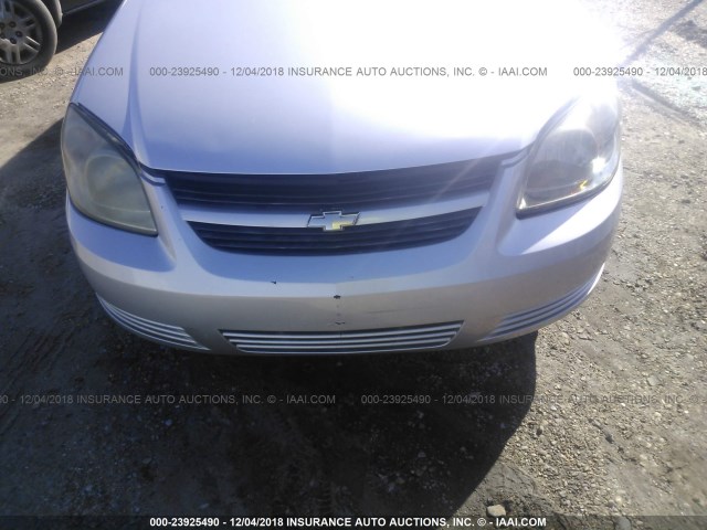 1G1AF5F5XA7105990 - 2010 CHEVROLET COBALT 2LT SILVER photo 6