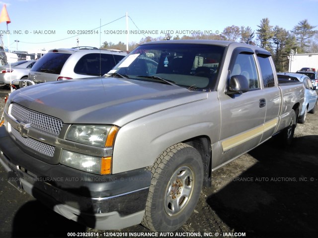 2GCEC19X231133368 - 2003 CHEVROLET SILVERADO C1500 GRAY photo 2