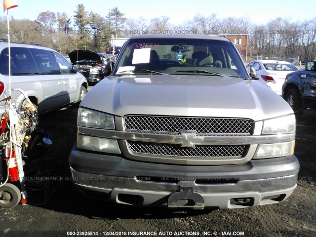 2GCEC19X231133368 - 2003 CHEVROLET SILVERADO C1500 GRAY photo 6