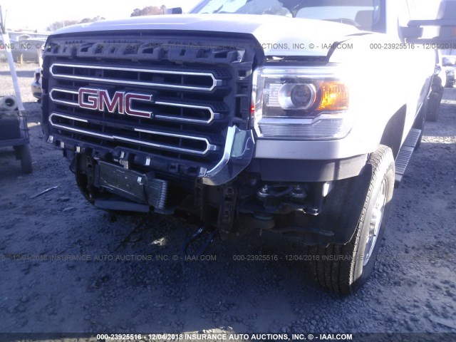 1GT12YE89FF643013 - 2015 GMC SIERRA K2500 SLE SILVER photo 6