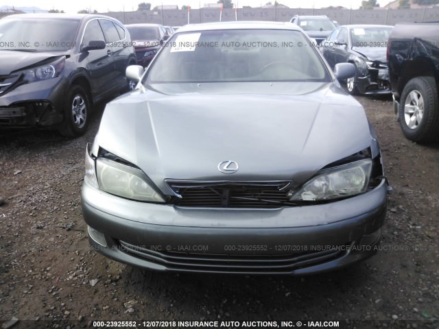 JT8BF28G215105839 - 2001 LEXUS ES 300 GRAY photo 6