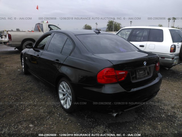 WBAPK7C53BA970976 - 2011 BMW 328 XI BLACK photo 3