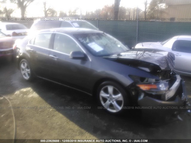 JH4CU2F60AC039582 - 2010 ACURA TSX GRAY photo 1