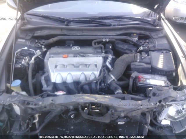 JH4CU2F60AC039582 - 2010 ACURA TSX GRAY photo 10