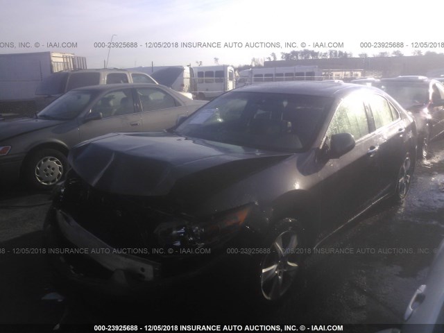 JH4CU2F60AC039582 - 2010 ACURA TSX GRAY photo 2