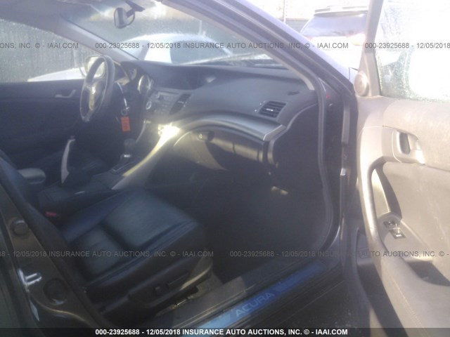 JH4CU2F60AC039582 - 2010 ACURA TSX GRAY photo 5