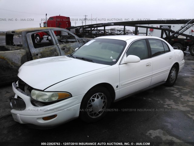 1G4HR54K71U155703 - 2001 BUICK LESABRE LIMITED WHITE photo 2