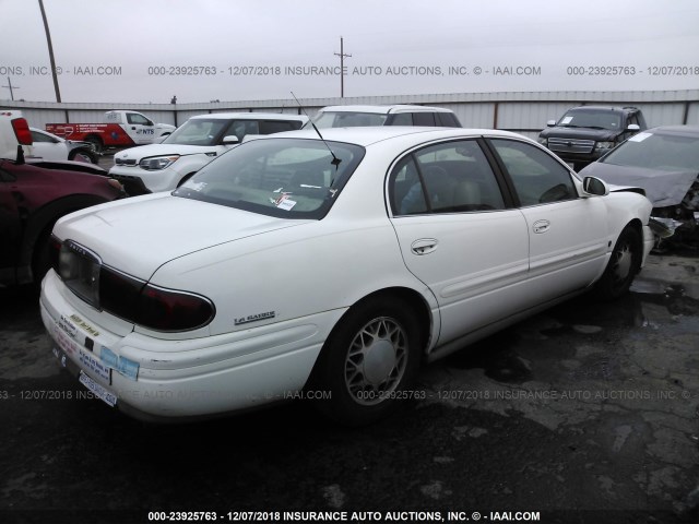 1G4HR54K71U155703 - 2001 BUICK LESABRE LIMITED WHITE photo 4