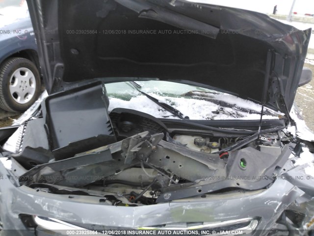 1G1ZG57BX8F192598 - 2008 CHEVROLET MALIBU LS GRAY photo 10